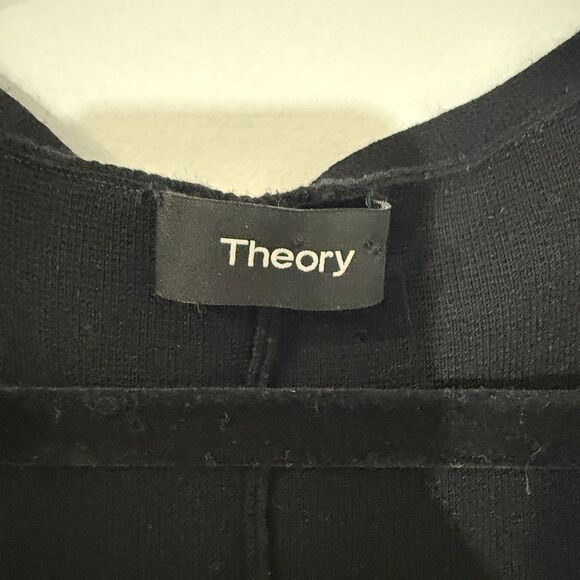 Theory Short Sleeve Square Neck Sweater Dress - Sample Dress S - Picture 5 of 6